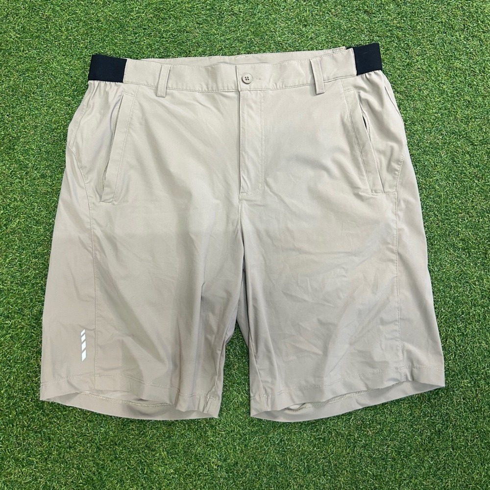 Outdoor Sports Mens Performance Hiking Golf Shorts Tan Khaki Size 34 US